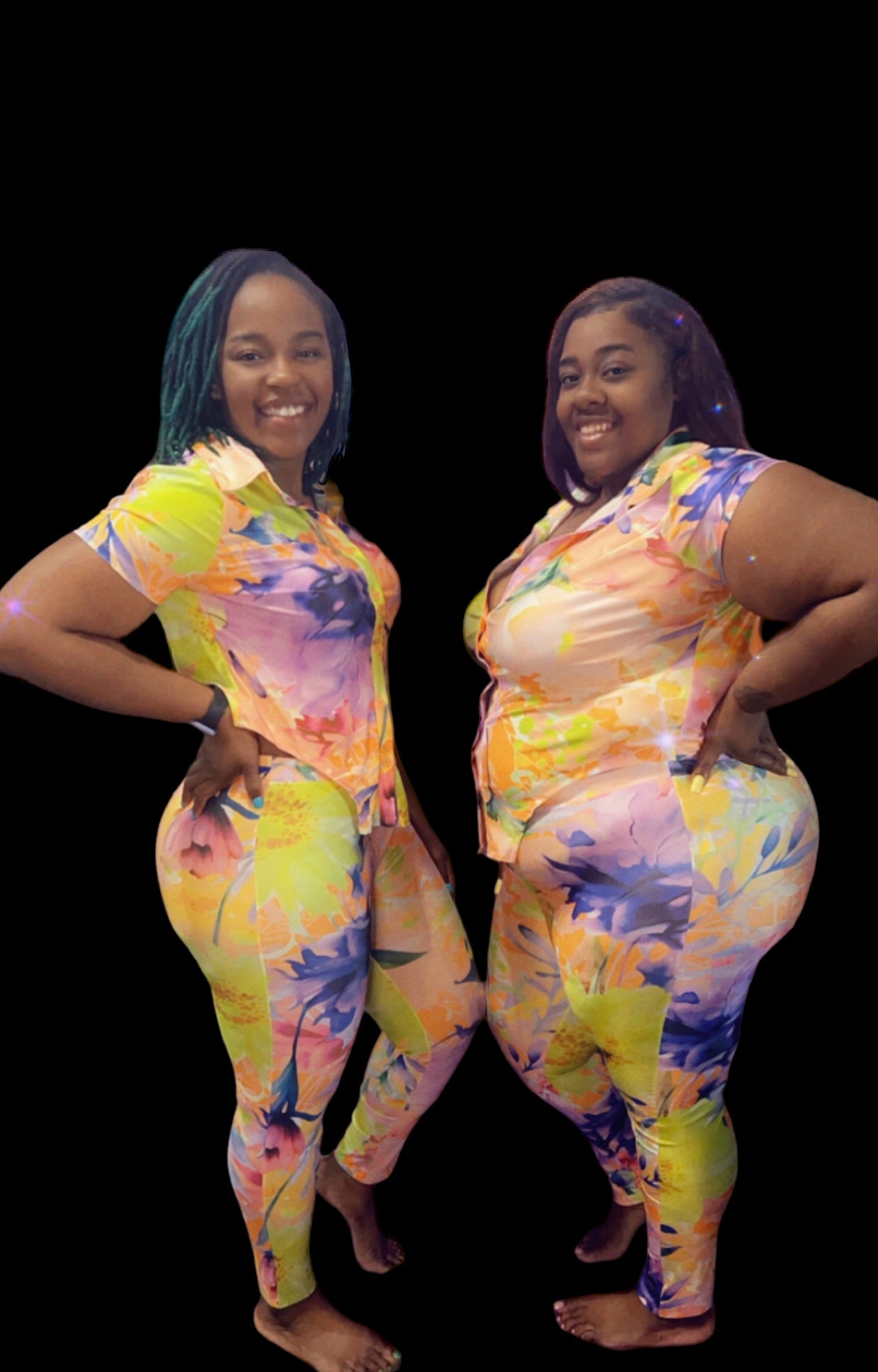 Floral 2pcs